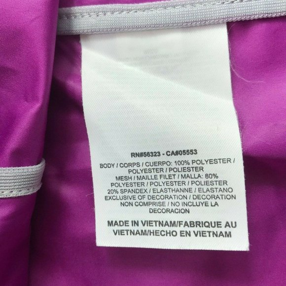 Nike Zip Rain Jacket Lightweight Fuchsia Pink L - Picture 8 of 9